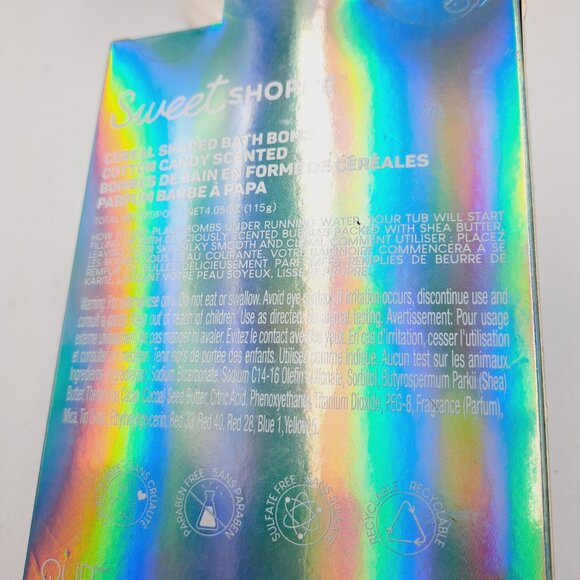 Fluffy Pebbles Pastel Cotton Candy Scented Novelty Bath Bombs - Picture 6 of 6